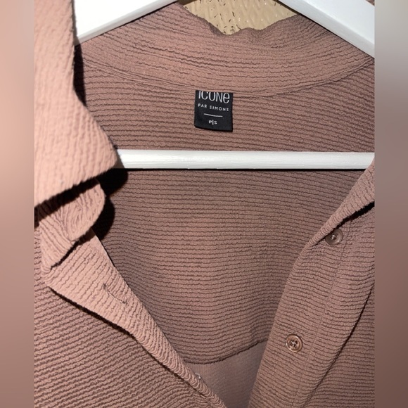 Taupe Ribbed Knit Sweater - Picture 5 of 8